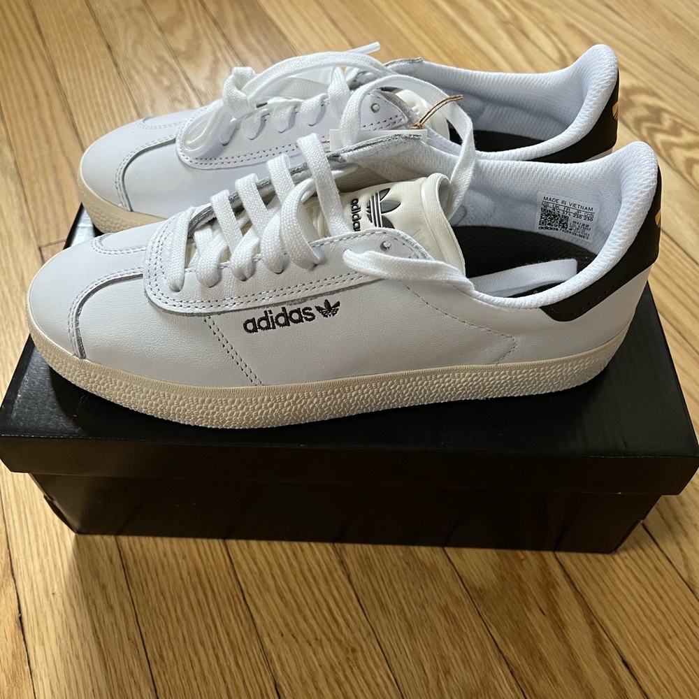 NWT Adidas Gazelle ADV- brand new. Love them, but they wound up being too big!